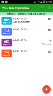 Work Time Registration(圖4)-速報App
