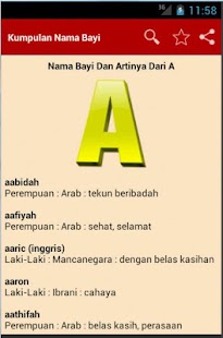 download Nama Bayi dan Artinya free