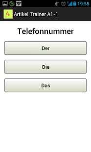 German Article Trainer Screenshots 0