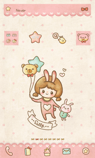 sally with friends dodol theme