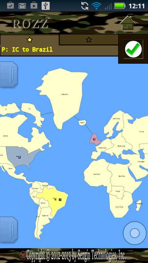 Android application Rozz Strategy War Game screenshort