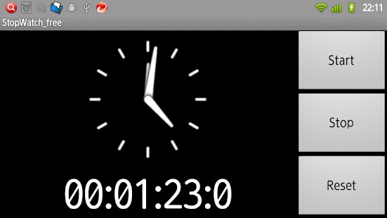 StopWatch_pro Screen 2