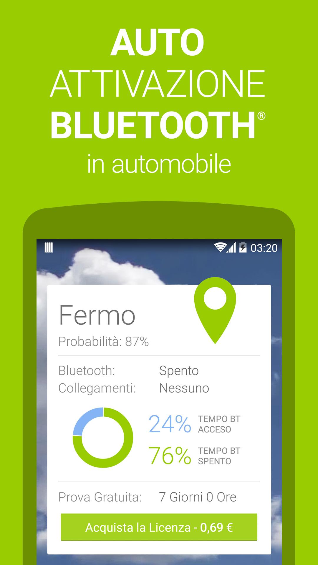 Android application Bluetooth and SMS in Car screenshort