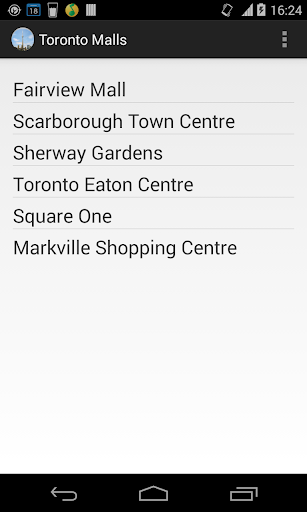 Toronto Mall Directory