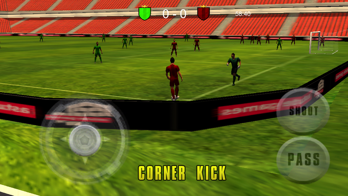   Soccer 3D Game 2015- 스크린샷 