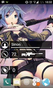 GGO SAO Widgets+ for Zooper