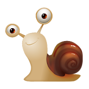 Cartoon Snail Cute Theme  Icon
