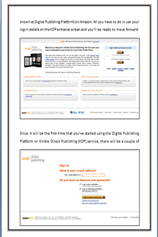 Format a Kindle Picture Ebook Screen 2