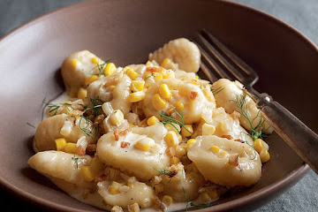 Gnocchi with Caramelized Fennel and Corn