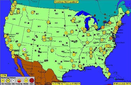 Local Radiation Levels Screen 3