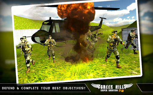 【免費動作App】Green Hill Sniper Shooting 3D-APP點子