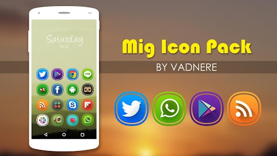 Free Download Mig Icon Pack Theme APK