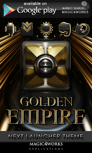 【免費娛樂App】Golden Empire Digital Clock-APP點子