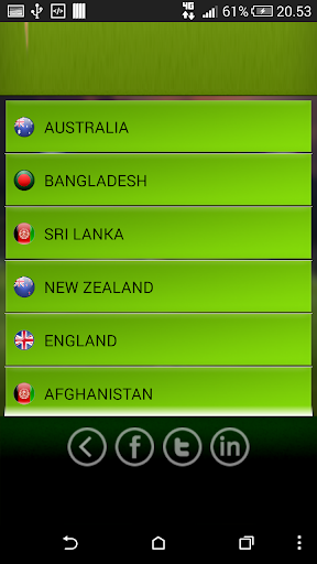 Basic live cricket scores