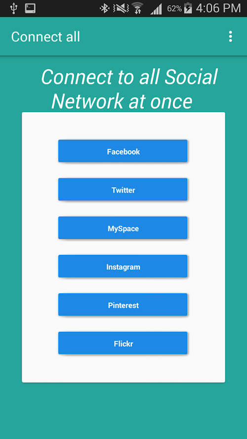 Android application Connect All In One screenshort