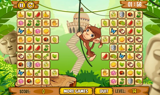 Monkey Mahjong Connect