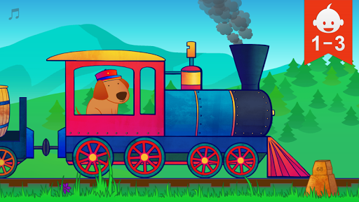 Animal Train for Toddlers