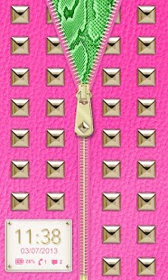 Lastest ◘Hot Pink Studded Lock Screen◘ APK for Android