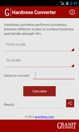 Hardness Converter