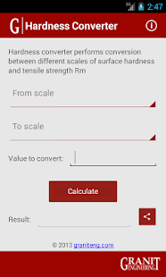 Free Hardness Converter APK