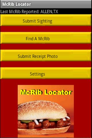 McRib Locator