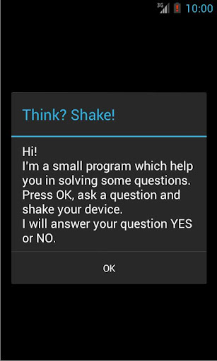 Think Shake Yes No