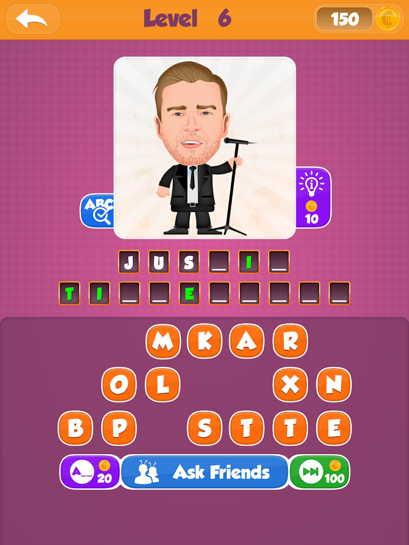 Guess The Caricature Logo Quiz Screen 3