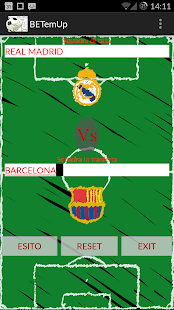 BETem UP - Soccer Predictions Screen 2
