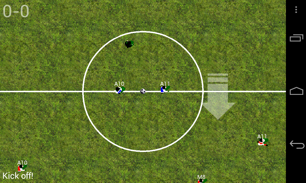 Android application Soccer for Android screenshort