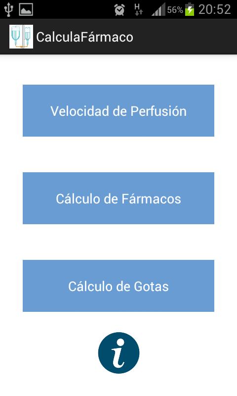 Android application Nursing Calculator screenshort