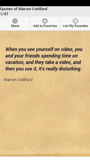 Quotes of Marion Cotillard