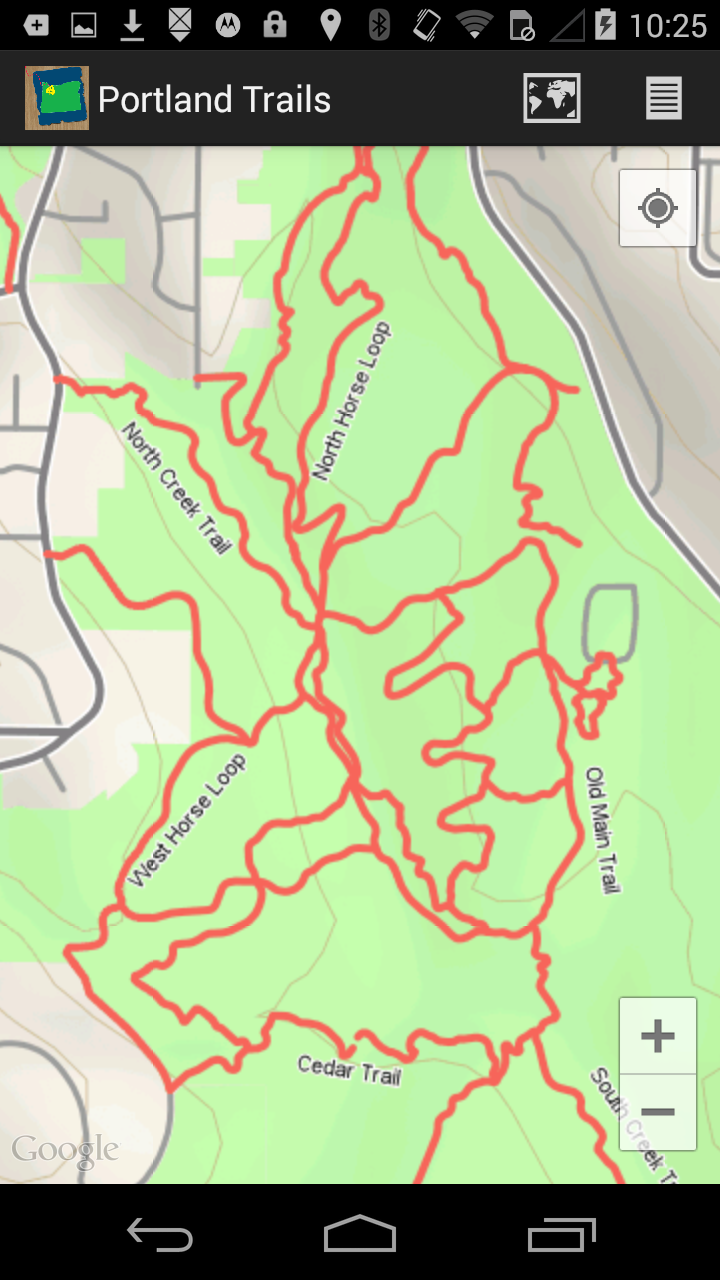 Portland Trails Screen 3