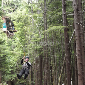 Zip Lining by Heather Parrish - Sports & Fitness Other Sports