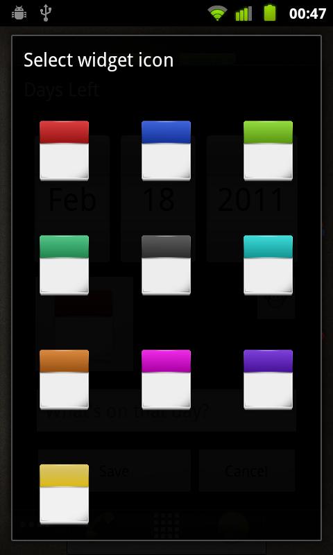 Days Left Widget Android