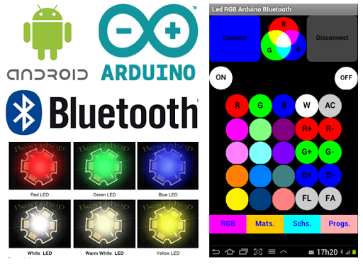 Arduino RGB Bluetooth Function