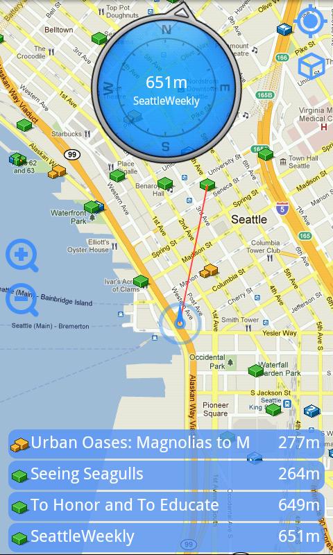 Neongeo - Geocaching Screen 1