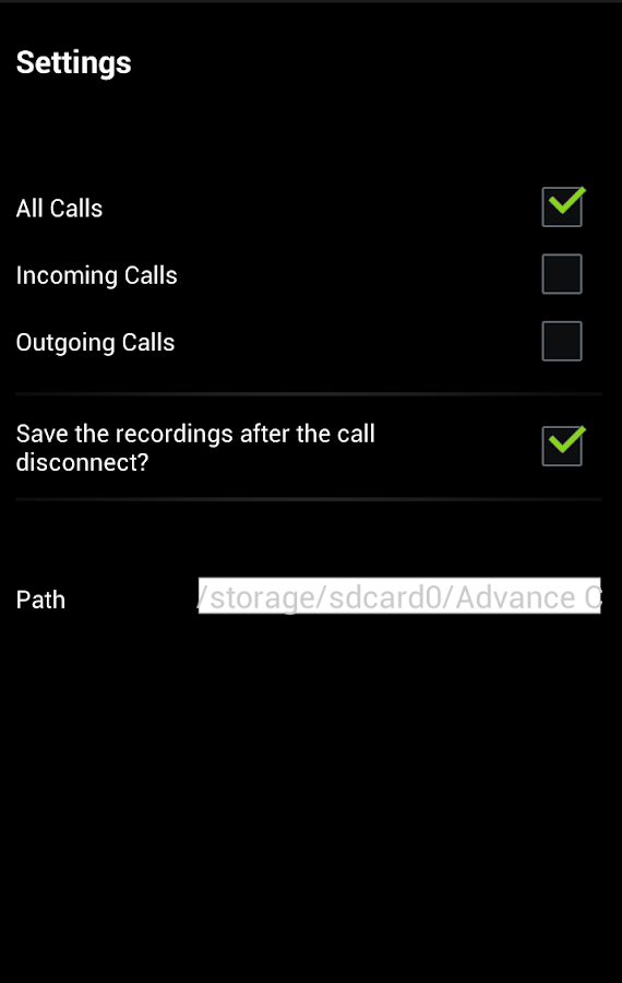    Advance Call Recorder Pro- screenshot  