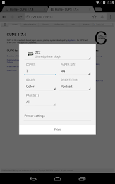 Shared printer plugin - CUPS poster 2
