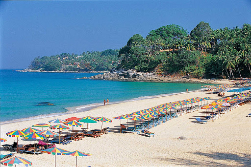 Surin Beach on Phuket, Thailand.