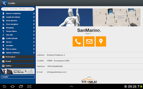 San Marino APP by Guida Titano Screenshots 1