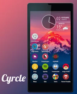 Cyrcle Thème Icônes Apex Nova - screenshot thumbnail