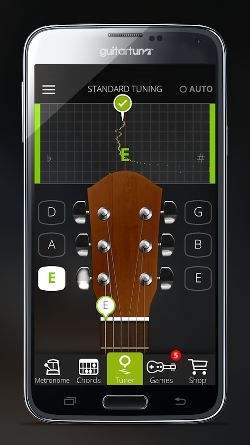 Accordeur Guitares GuitarTuna Applications Android sur Google Play
