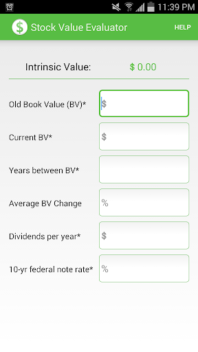 Stock Value Evaluator