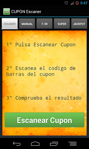 Cupon Escaner - ONCE