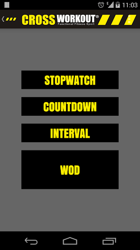 CrossWorkout Timer