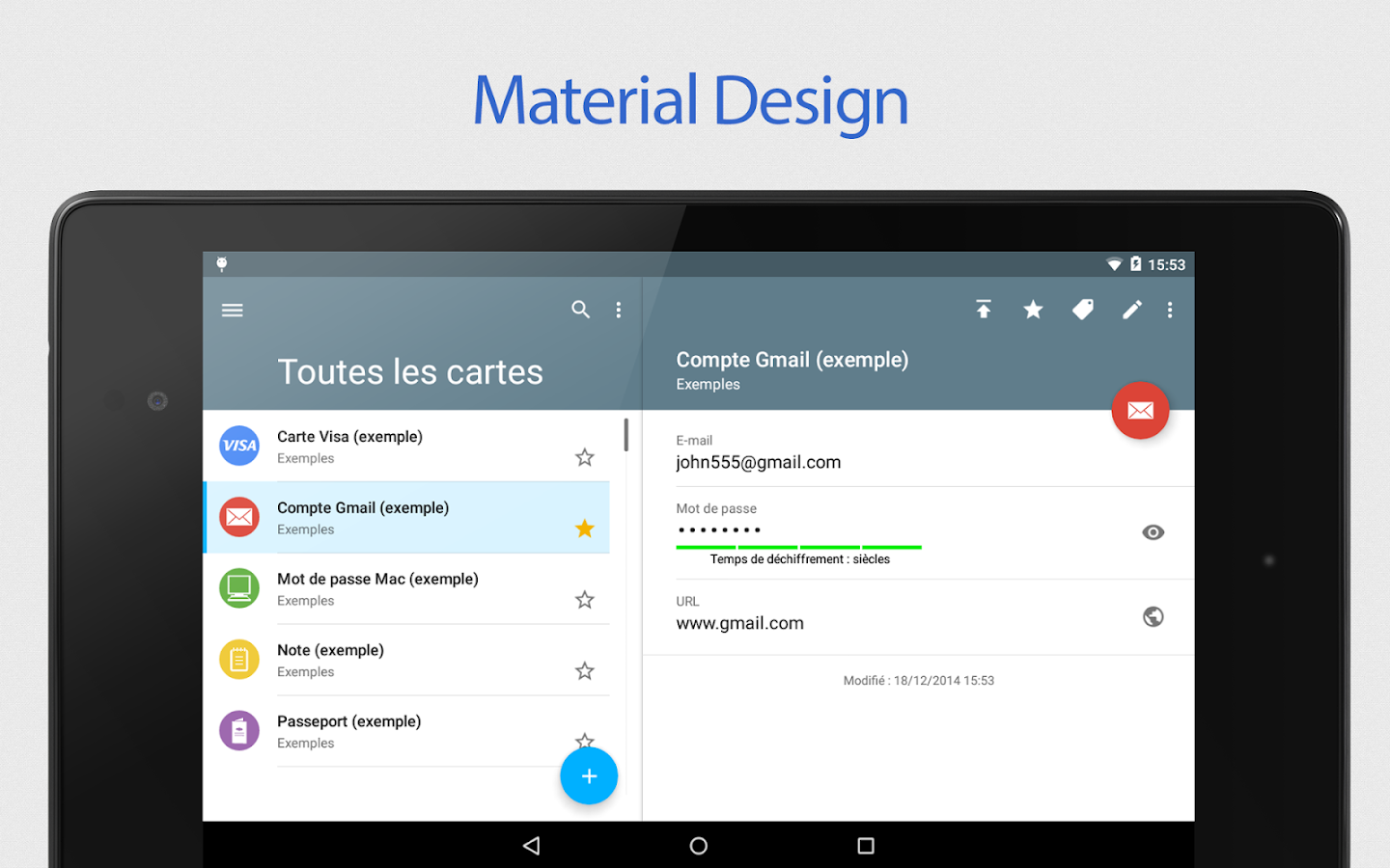SafeInCloud Password Manager - screenshot