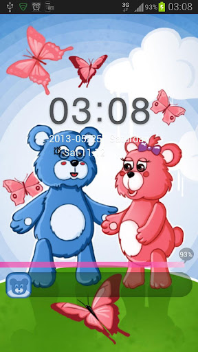 GO Locker Theme teddy bears