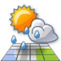 台風･地震が見易い!メール速報も! ピンポイント★天気 logo