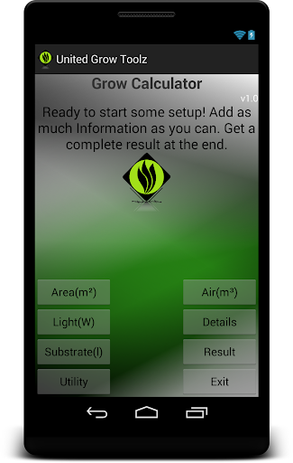 Cannabis Grow Toolz Calculator