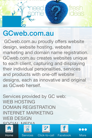 GCweb app